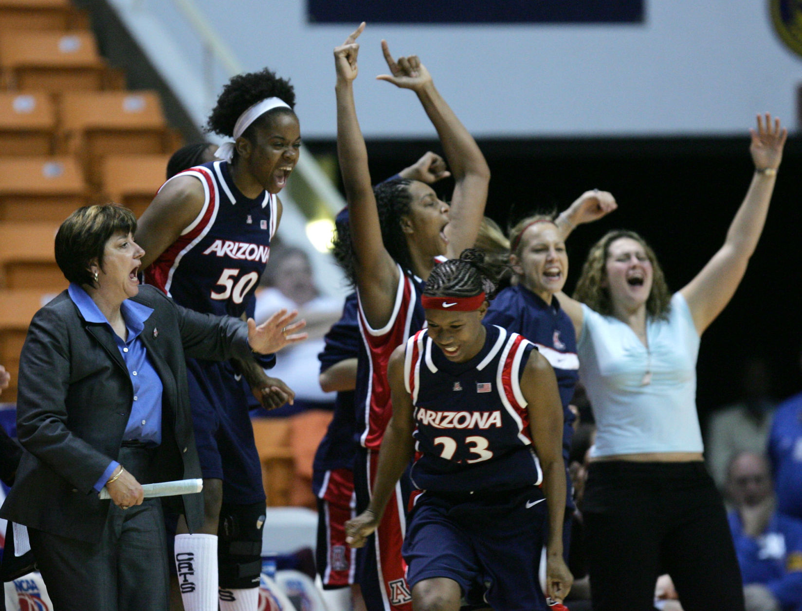 University of Arizona women's basketball coach Joan Bonvicini